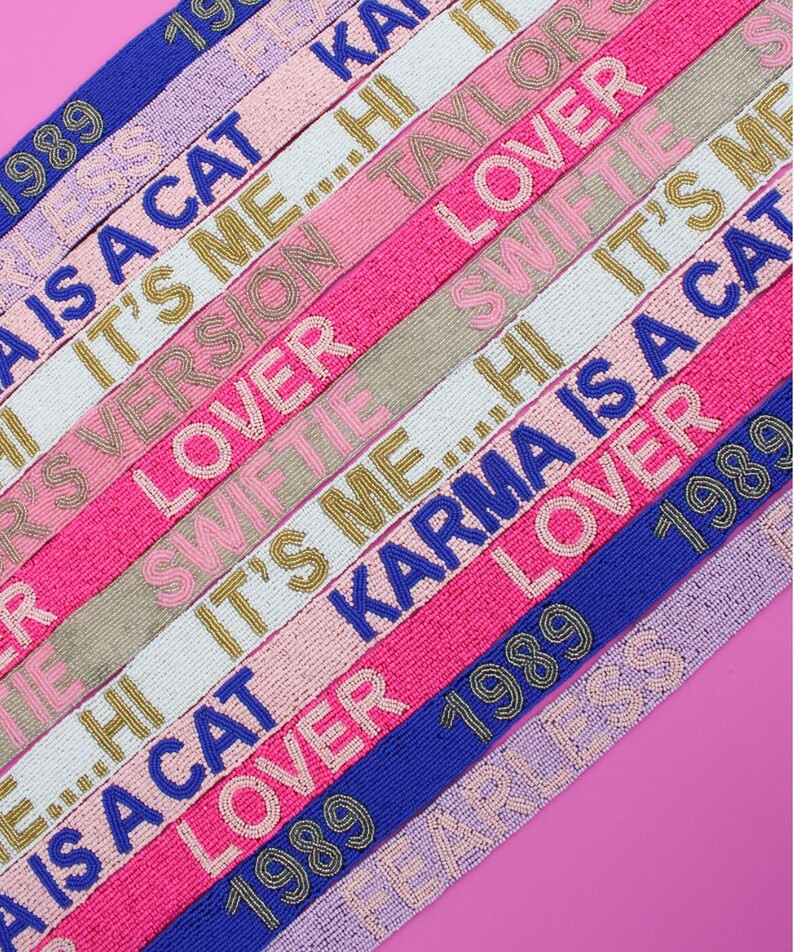 Taylor Swift Beaded Straps | Etsy (US)