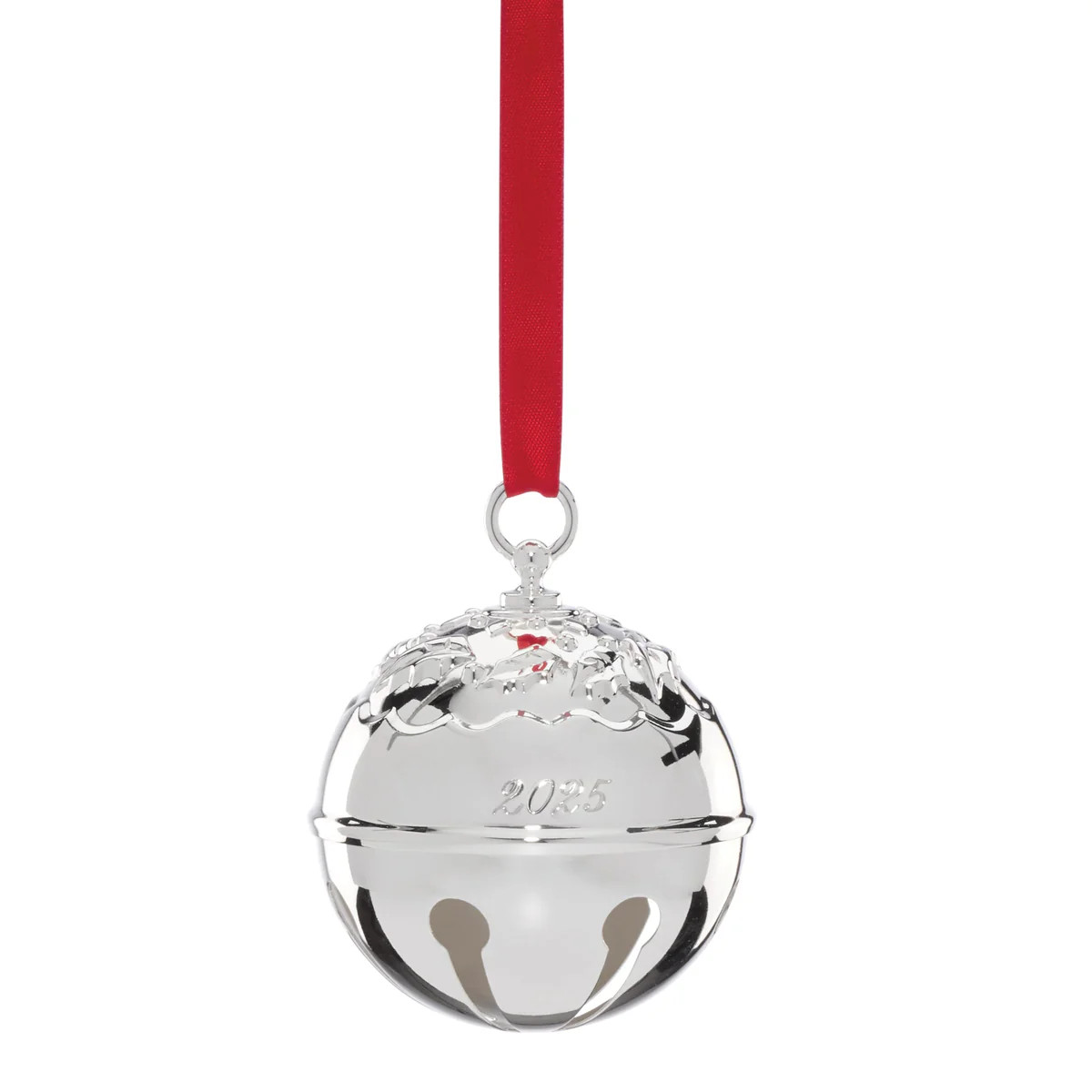 2025 Holly Bell Silverplate Ornament | Lenox