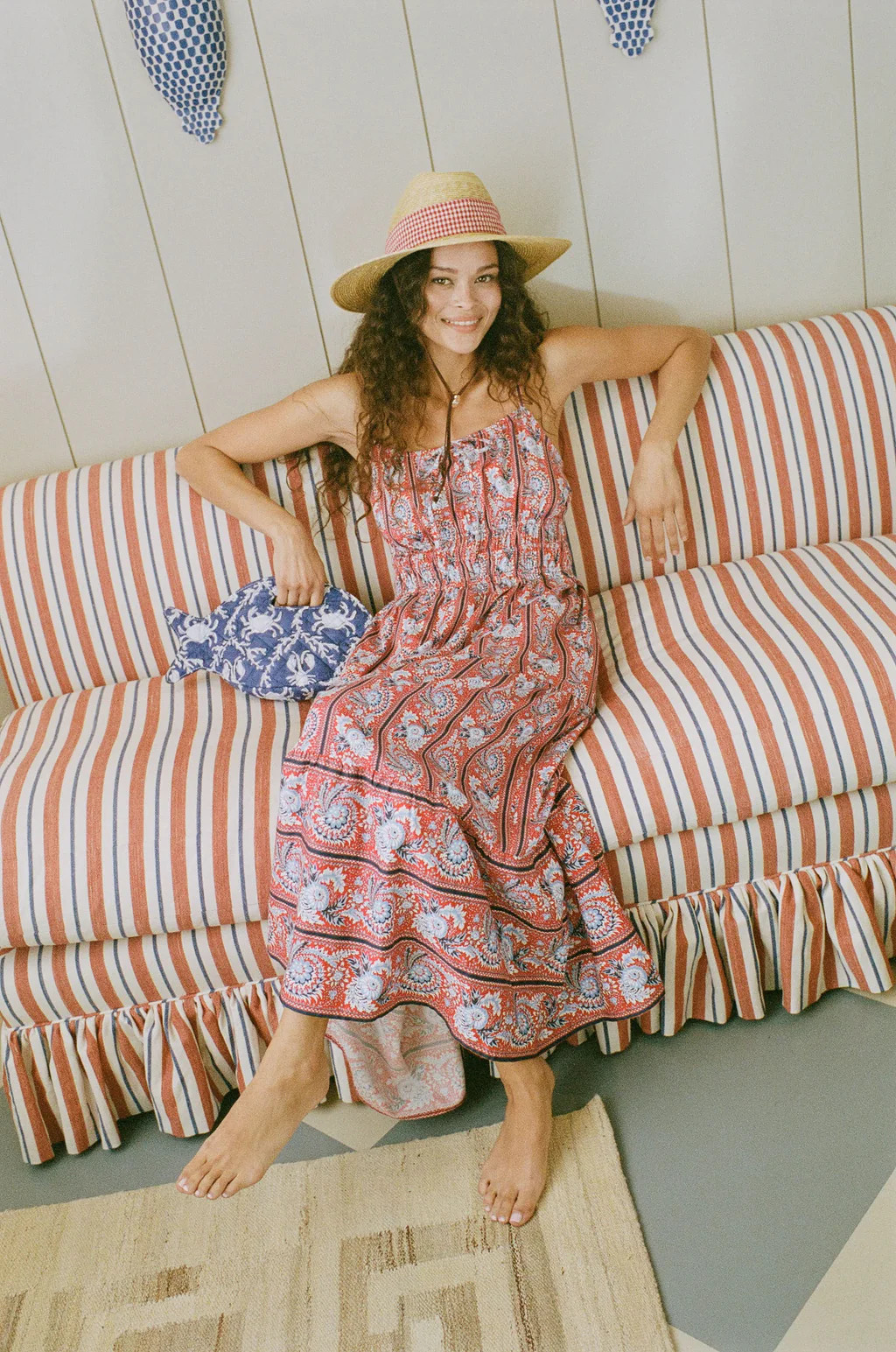 Provencal Stripe Karla Dress | Roller Rabbit