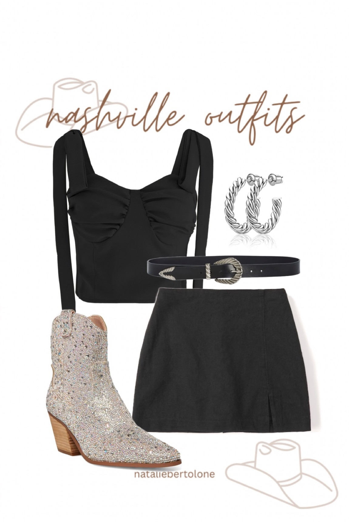 nashville outfit idea! country concert outfit idea. bachelorette party outfit idea  

#LTKfindsunder100 #LTKstyletip #LTKfindsunder50