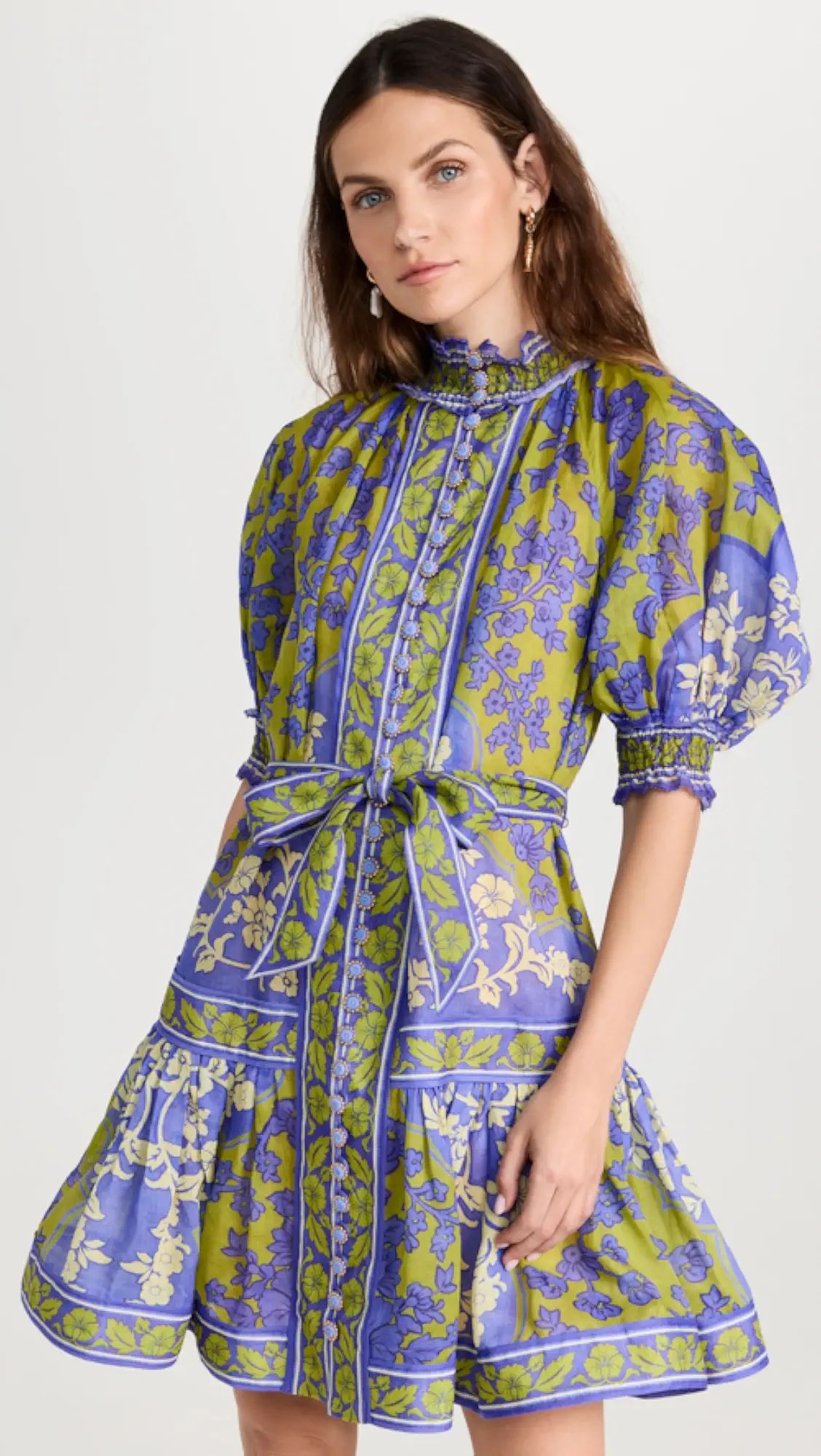 Raie Lantern Mini Dress | Shopbop