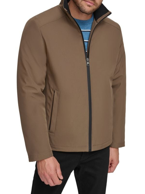 Full Zip Band Collar Jacket | Saks Fifth Avenue OFF 5TH