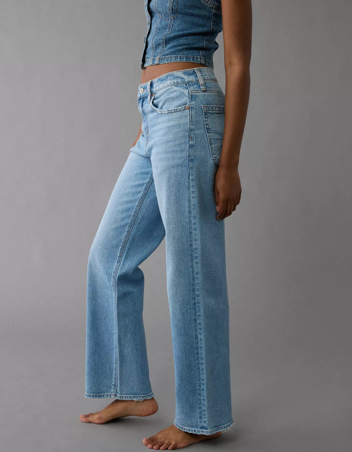 AE Strigid High-Waisted Stovepipe Jean | American Eagle Outfitters (US & CA)