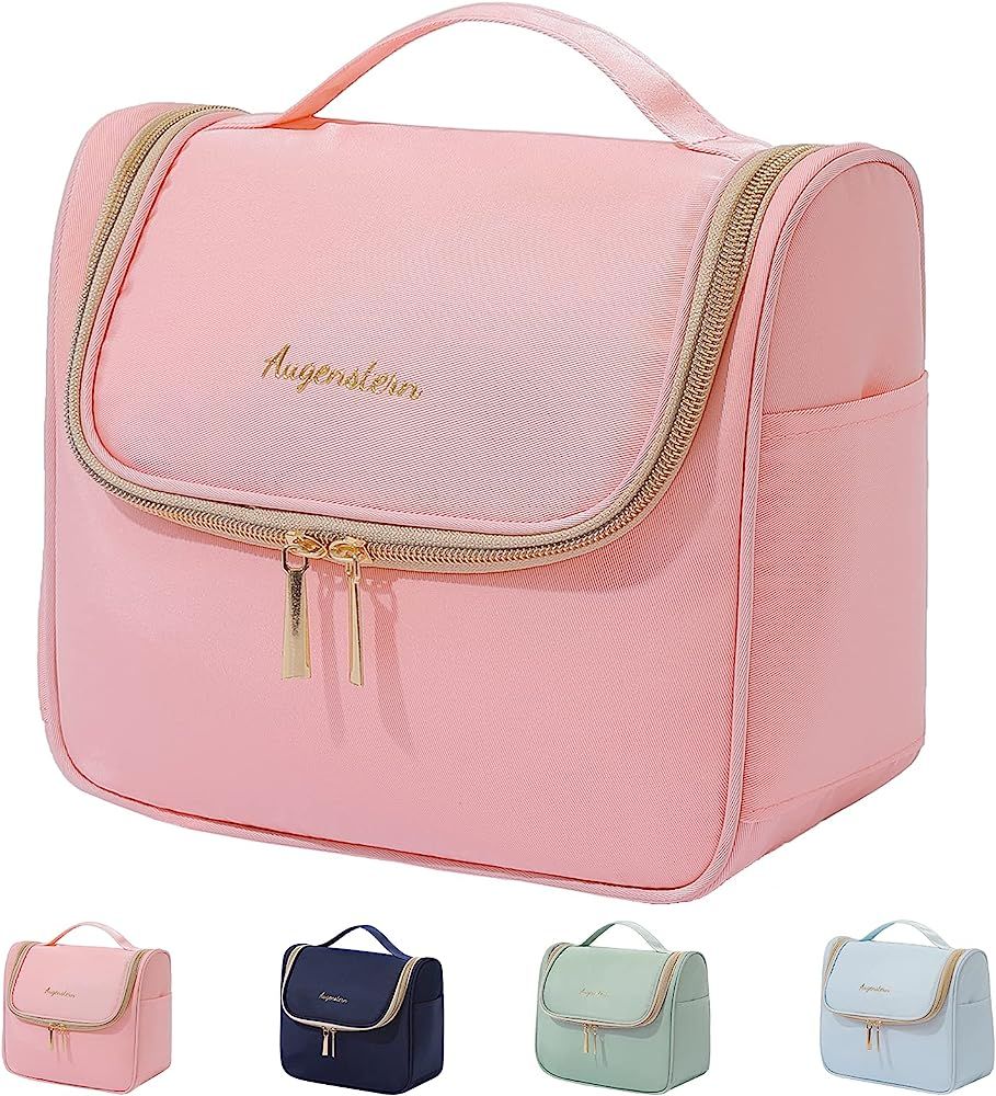 Makeup Bag Travel Cosmetic Bag Hand-Portable Girl Cosmetic Bag For Women Large Toiletry Bag Organize | Amazon (US)