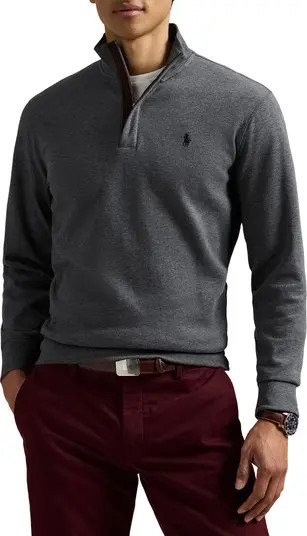 Cotton Blend Quarter Zip Pullover | Nordstrom