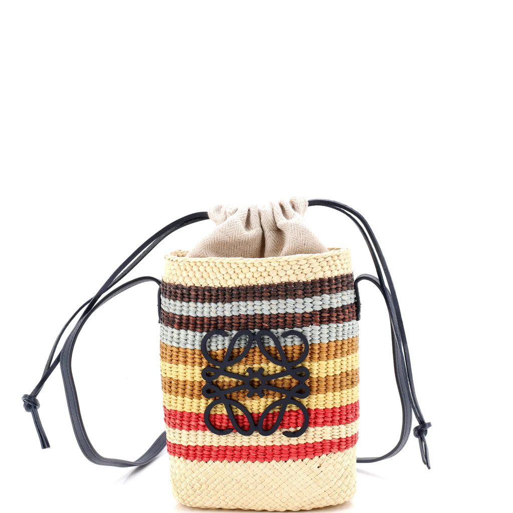x Paula Ibiza Beehive Basket Bag Woven Raffia Small | Rebag