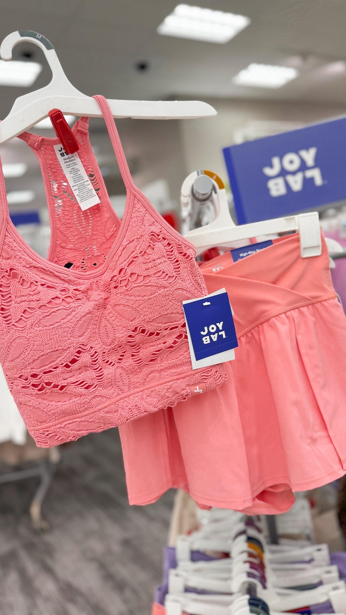 BUY or BYE? 💜🩷 New Arrivals from JoyLab! What do you think of these sports bras? I’m not sure they are for me— I’m going to say BYE 😆🛒 Vote Below!

#workoutset #cuteworkoutclothes #joylab #targetjoylab #workoutmotivation #cuteworkoutgear #targetfind #targetgirlie #targetmom #targetfashion