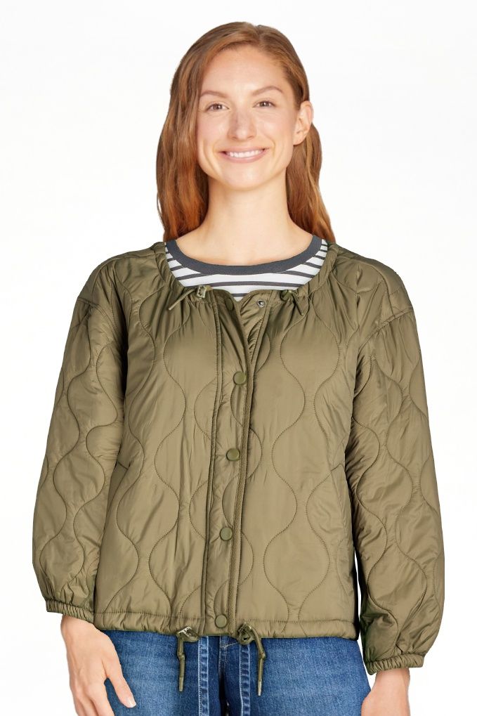 Free Assembly Women's Quilted Parachute Jacket, XS-XXL | Walmart (US)