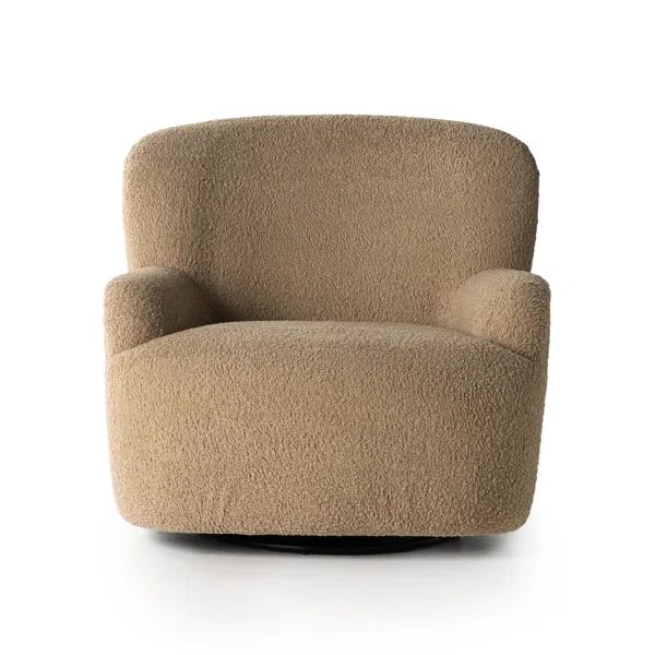 Maxton Upholstered Swivel Armchair | Wayfair North America