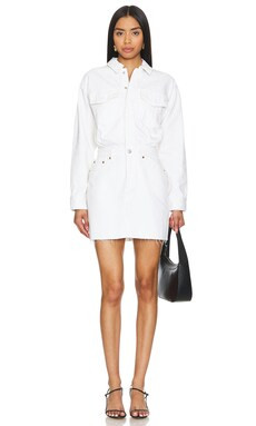 PISTOLA Nina Denim Dress in Eggshell from Revolve.com | Revolve Clothing (Global)