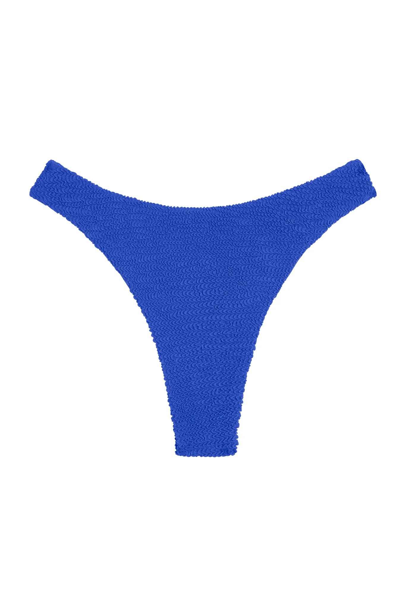 Capri Thong - Cobalt Crinkle | Monday Swimwear