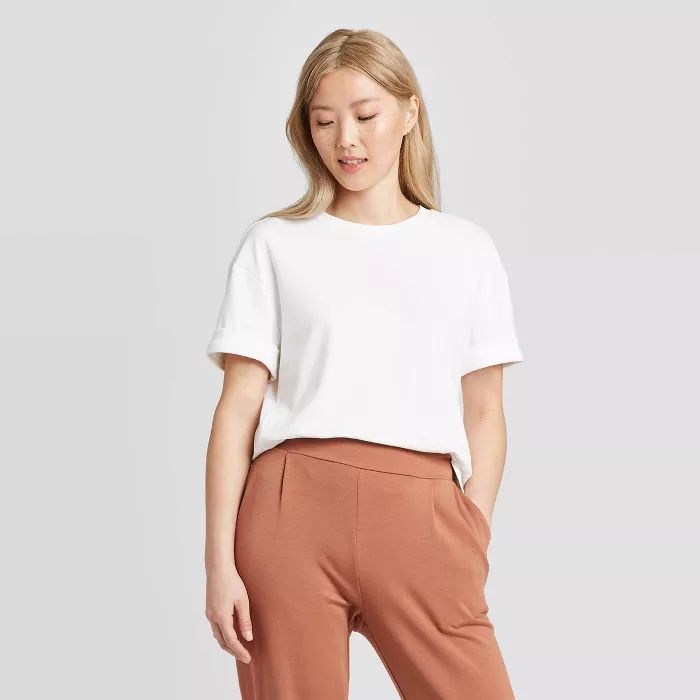 Women's Standard Fit Short Sleeve Crewneck T-Shirt - A New Day™ | Target