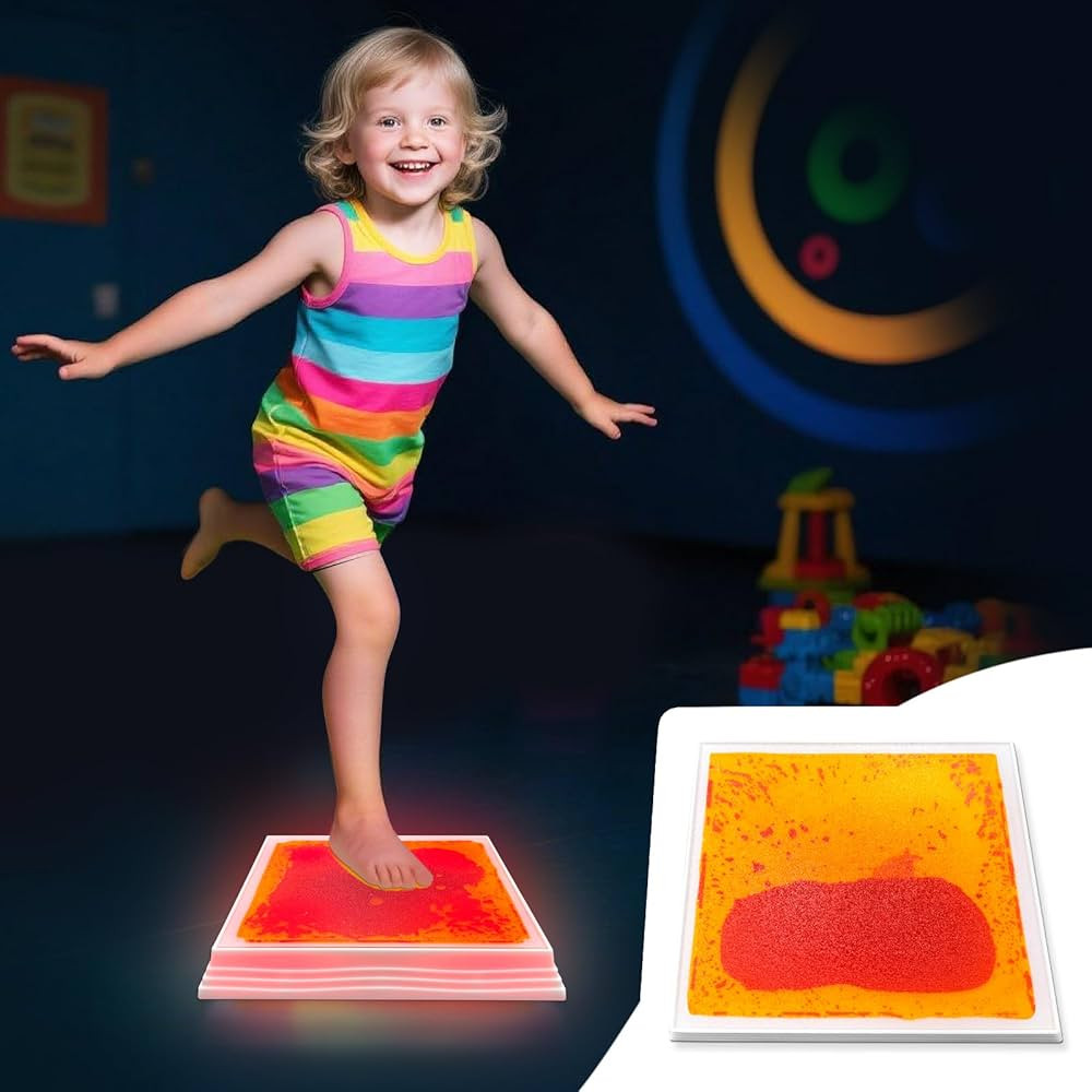 Light Up Stepping Stones for Kids Ages 3+ - Non-Slip Sensory Balance Stones for Toddler Balance, ... | Amazon (US)