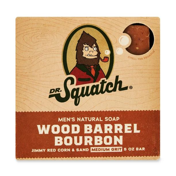 Dr. Squatch - Natural Bar Soap - Wood Barrell Bourbon - 5 oz. - Walmart.com | Walmart (US)