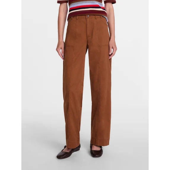 Scenario Women's Wide Leg Utility Pant, Sizes 0-20 | Walmart (US)