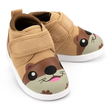ikiki Otter Squeaky Toddler Shoes | Brown | Walmart (US)