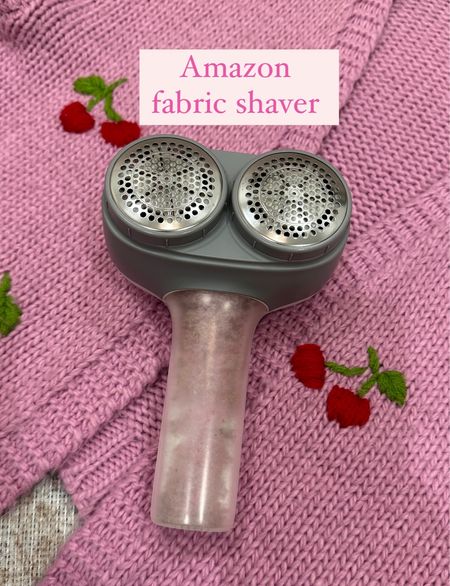 This Amazon fabric shaver is a beast!!! Seriously takes off all the fuzz balls from clothes, bedding & upholstery!! 

Amazon finds, Amazon house needs