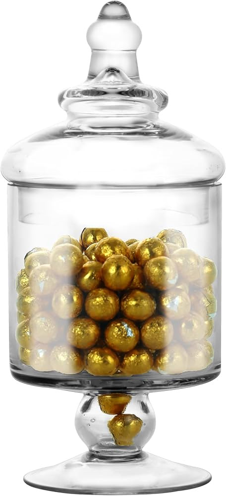 Apothecary Jars Glass Decorative Candy Jars,Candy Buffet Display, Elegant Storage Jar, Decorative... | Amazon (US)