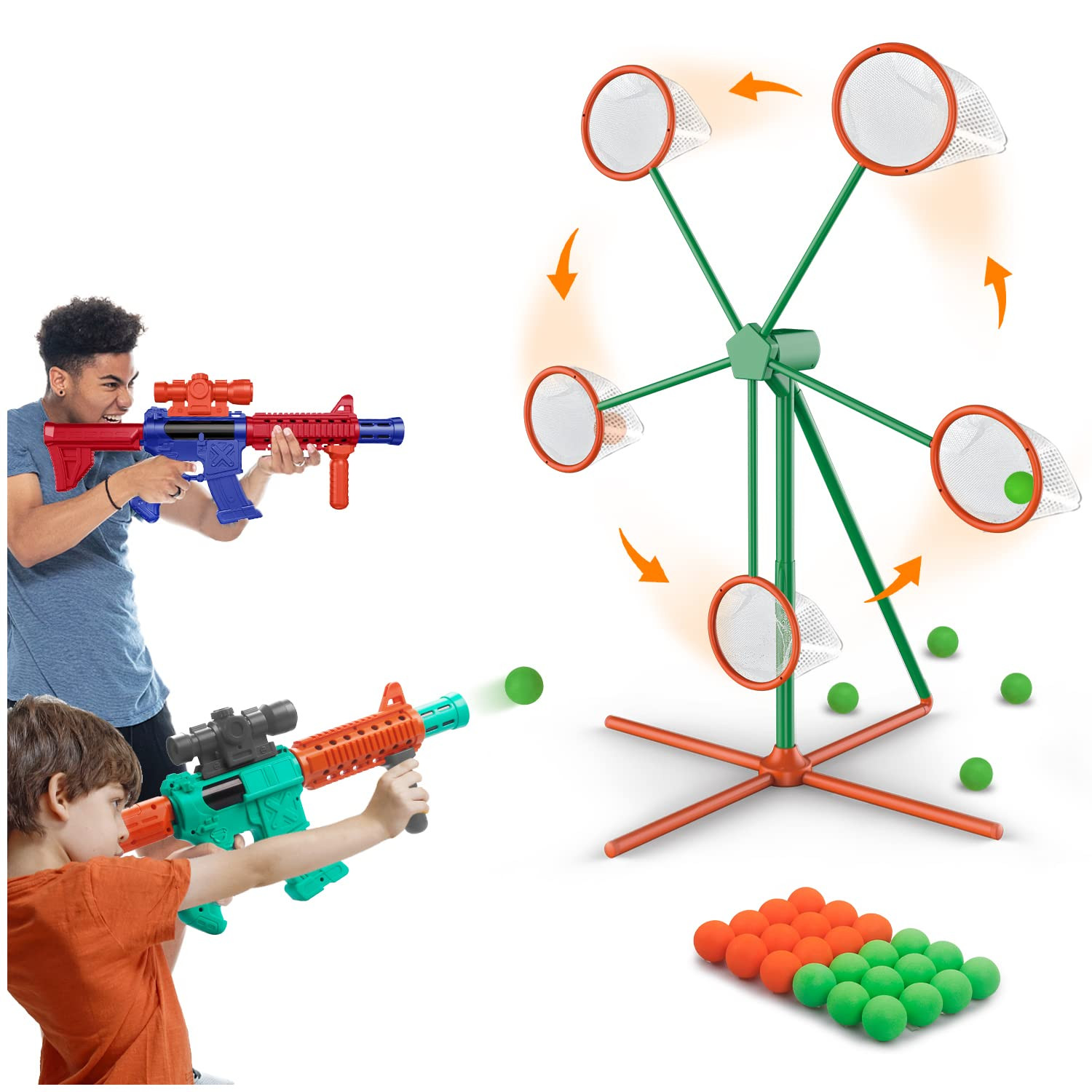 Shooting Games Toys for Age 5 6 7 8 9 10+ Year Old Boys, Kids Toy Sports & Outdoor Game with Movi... | Amazon (US)