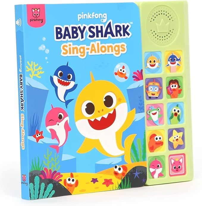 Baby Shark Sing-Alongs 10 Button Sound Book | Baby Shark Toys | Learning & Education Toys | Inter... | Amazon (US)