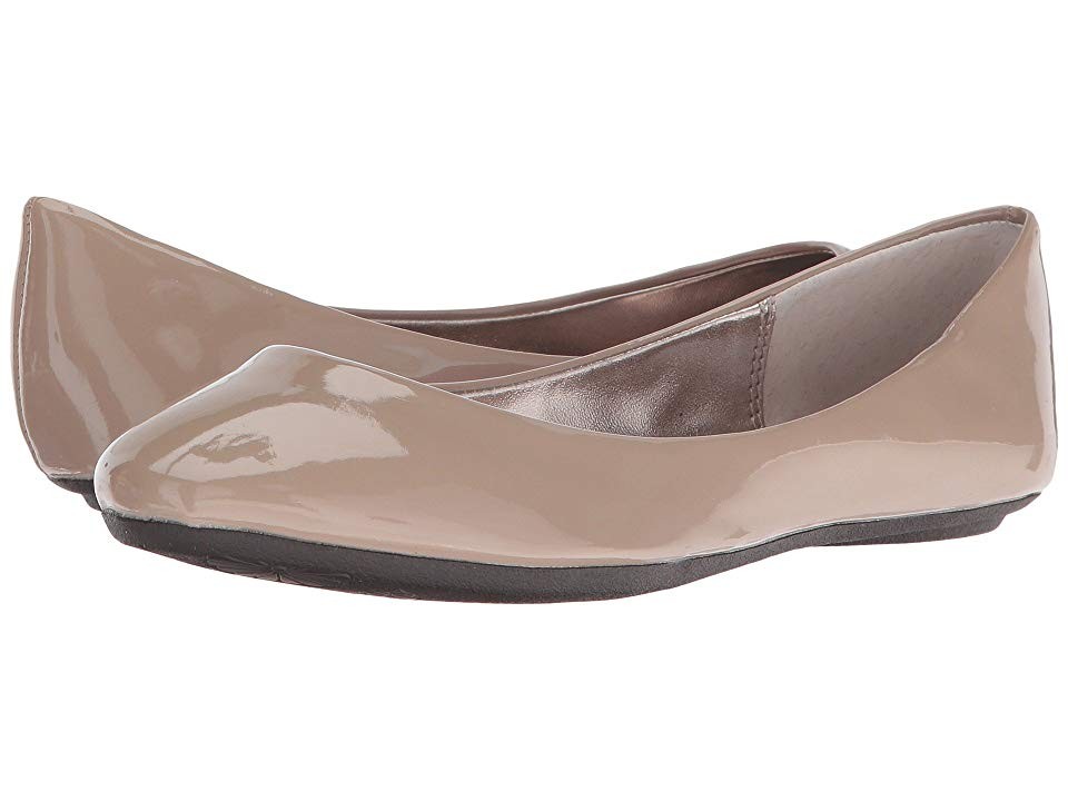 Steve Madden P-Heaven (Taupe Patent) Women's Flat Shoes | 6pm