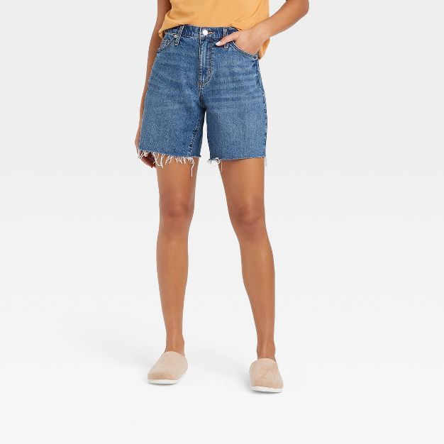 Women's High-Rise Vintage Bermuda Jean Shorts - Universal Thread™ | Target