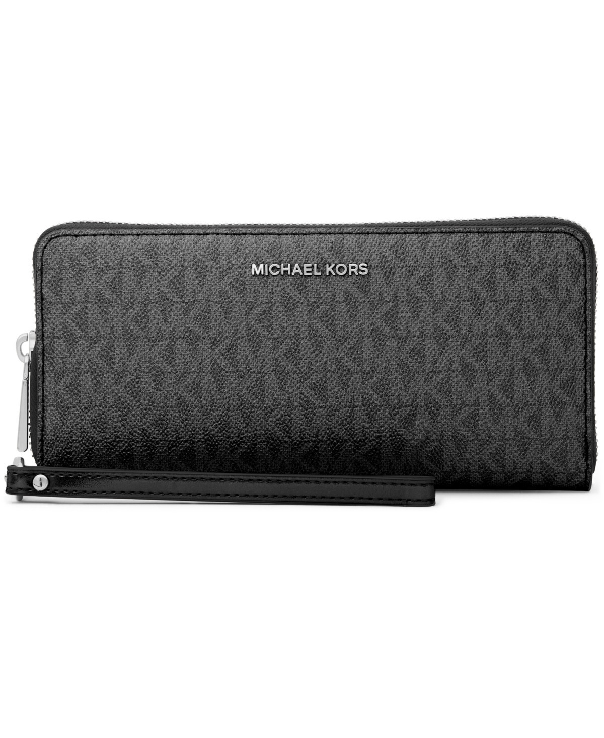 Michael Kors Women's Jet Set Travel Continental Wallet - Black | Macy's
