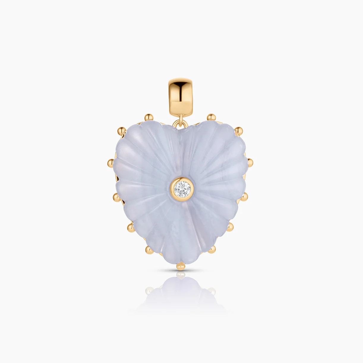 Malene Blue Lace Heart Bail | Thatch