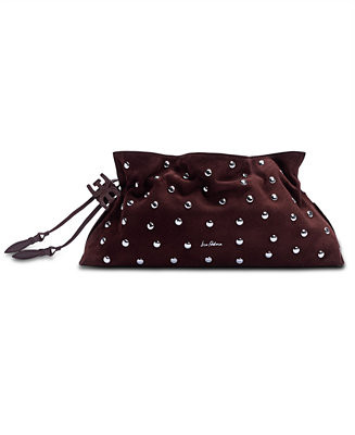 Poppy Oversized Leather Drawstring Clutch | Macy's