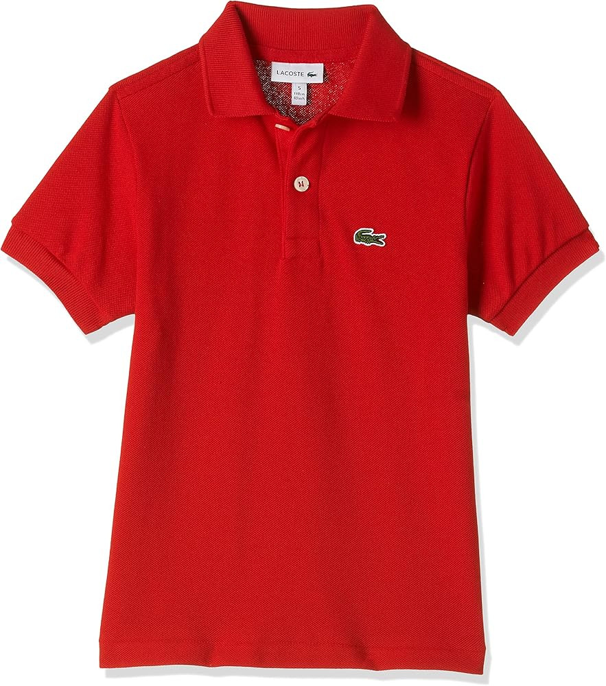 Lacoste Boys Short Sleeve Classic Pique Polo Shirt | Amazon (US)