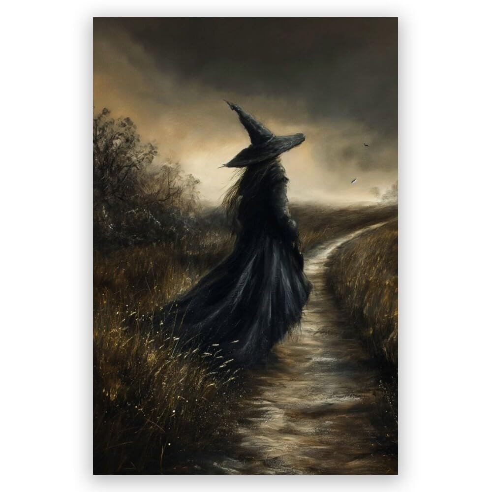 Mystic Gothic Wall Art Nature Witch Art Print dark academia Halloween Poster Vintage Witchy Home ... | Amazon (CA)