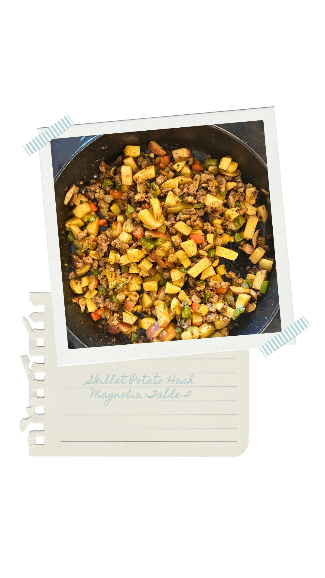 Golden potatoes, sizzling sausage, and weekend morning vibes — this Skillet Potato Hash from Magnolia Table, Vol. 2 is everything brunch should be. 🥔✨
The GoodCook PRO Veggie Dicer from Walmart made prepping the potatoes and onions quick, clean, and even — perfect for a crisp, golden finish in the skillet. A total brunch essential if you love cooking but don’t always want to do all the chopping.

#LTKFindsUnder50 #LTKHome