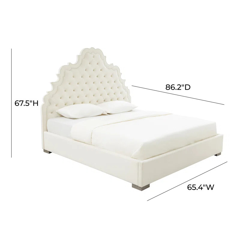 Carolina Tufted Upholstered Low Profile Platform Bed | Wayfair North America