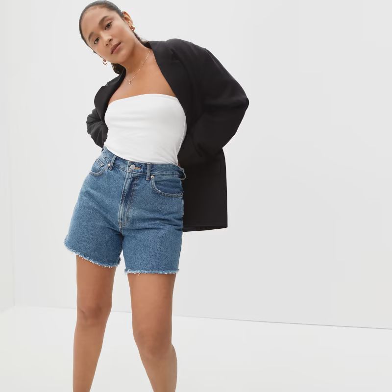 The A-Line Denim Short | Everlane