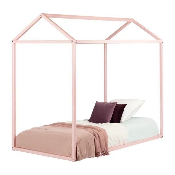 South Shore Sweedi Twin House Bed, Pink | Walmart (US)