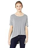 Daily Ritual Women's Relaxed Fit Jersey Rib Trim Drop-Shoulder Short-Sleeve Scoop-Neck Tunic, Light  | Amazon (US)
