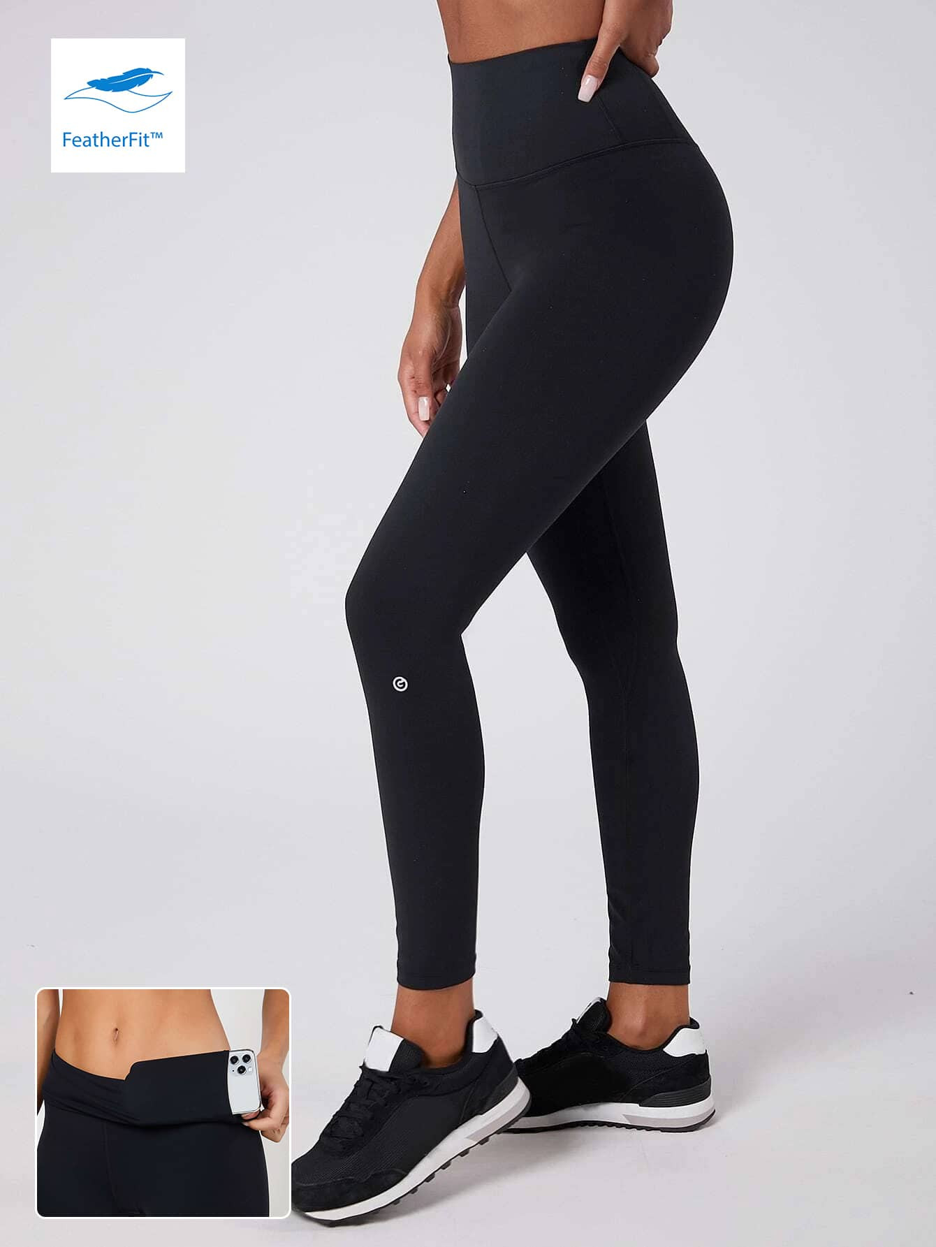 GLOWMODE FeatherFit™ Low Impact 7/8 Leggings | SHEIN