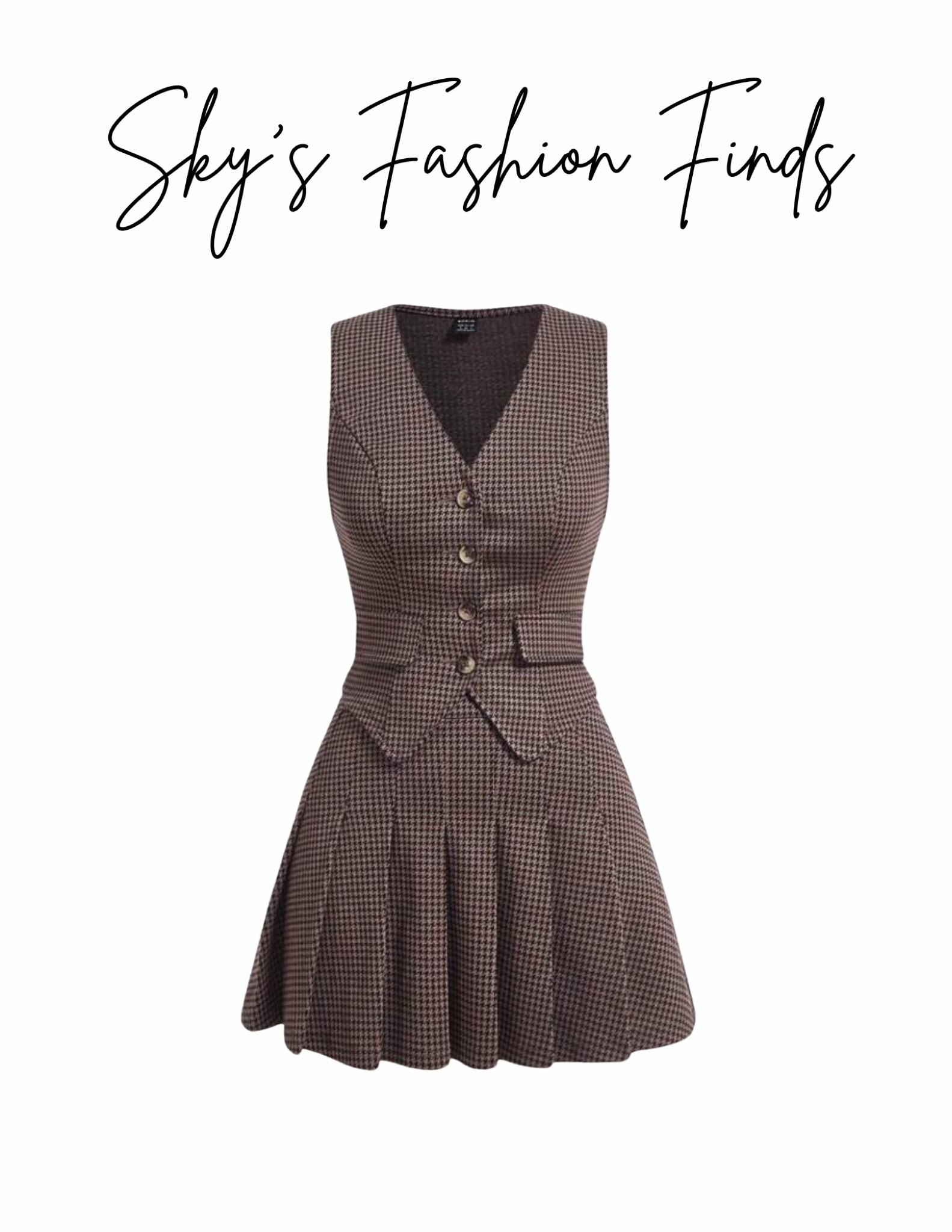 Two-Piece vest/skirt set 🔥

#LTKFindsUnder50 #LTKStyleTip #LTKFindsUnder100