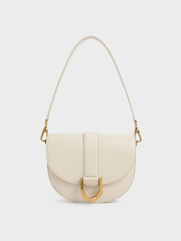 Lilac Gabine Saddle Bag | CHARLES & KEITH | Charles & Keith EU