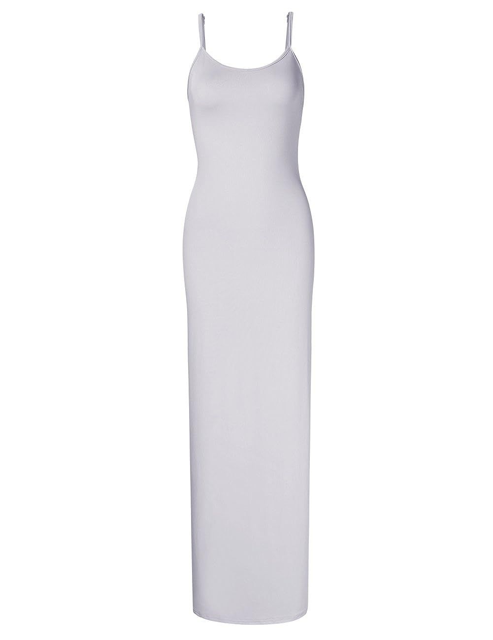 GloryStar Women Sleeveless Spaghetti Strap Cami Maxi Slip Dress | Amazon (US)