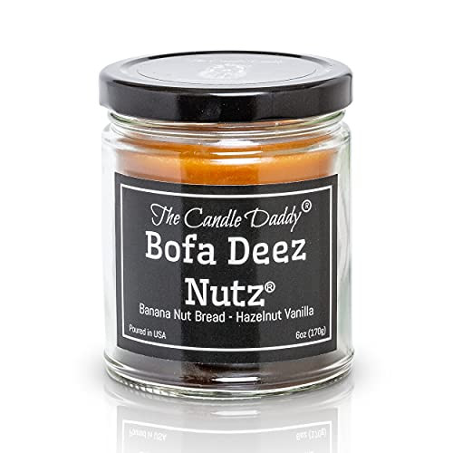 Bofa Deez Nutz- Funny- Banana Nut Bread n Hazelnut Vanilla- Scented Candle- Double Pour- 6 Ounce-... | Amazon (US)