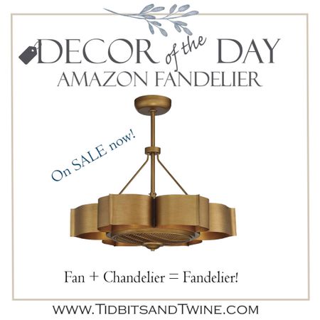 Such a gorgeous fandelier! 

Chandelier, brass fan, brass chandelier, found it on Amazon, Amazon sale, light fixture, home decor, ceiling fan, best fandelier 

#LTKsalealert #LTKFind #LTKhome