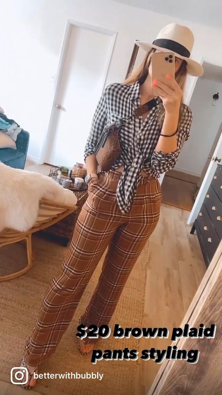 Love these $20 plaid pants for fall!!

#LTKunder50 #LTKstyletip #LTKworkwear