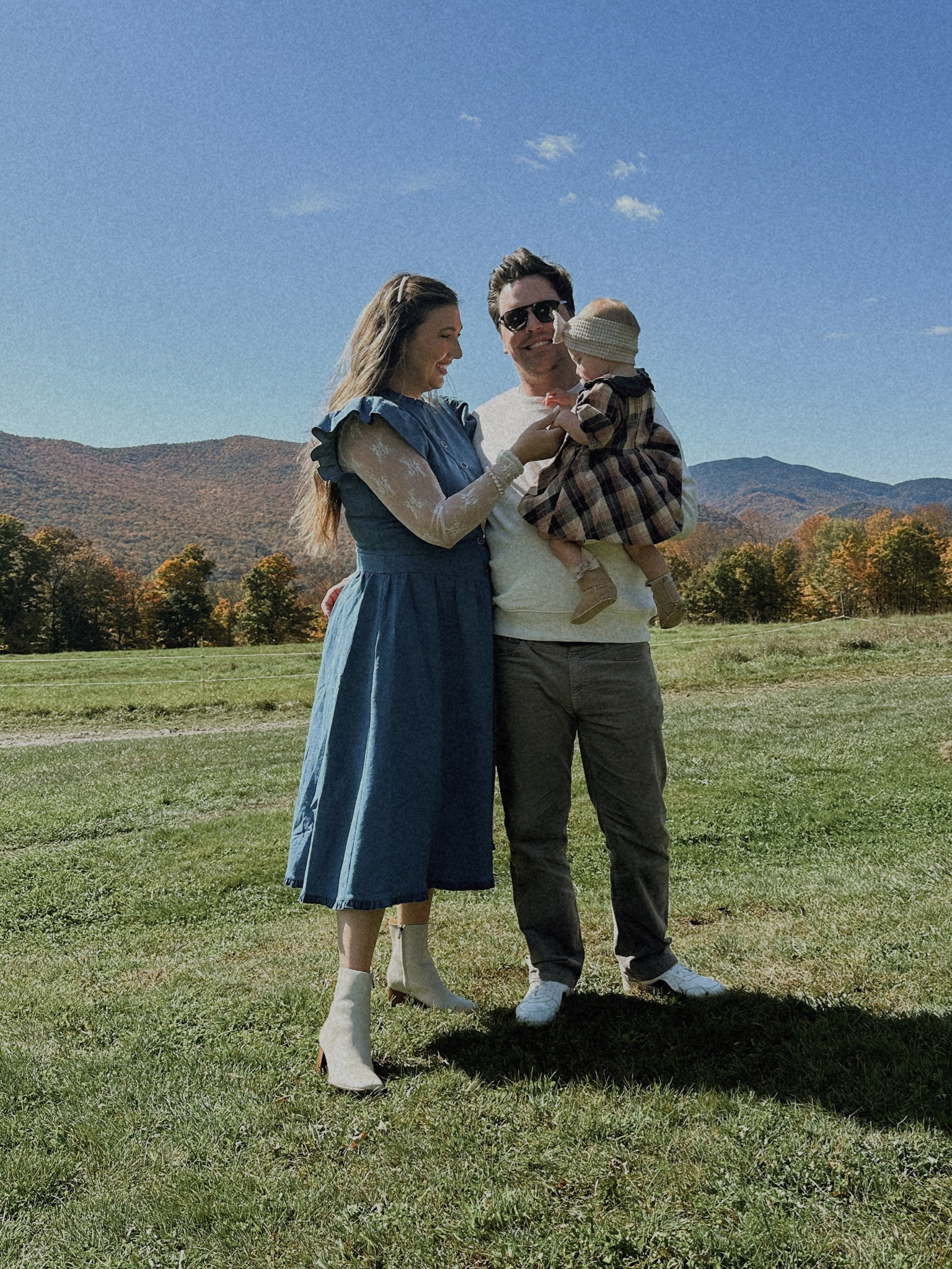 Fall family photo outfits. 
Tts 16 dress, has some stretch can size down if in between! Baby girl dress runs slightly big, men’s outfit tts  

#LTKSeasonal #LTKMidsize #LTKStyleTip