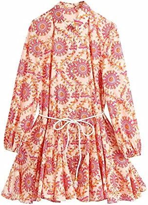 Floral print Ruffle Dress | Amazon (US)