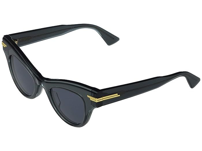 Bottega Veneta BV1004S (Grey) Fashion Sunglasses | Zappos