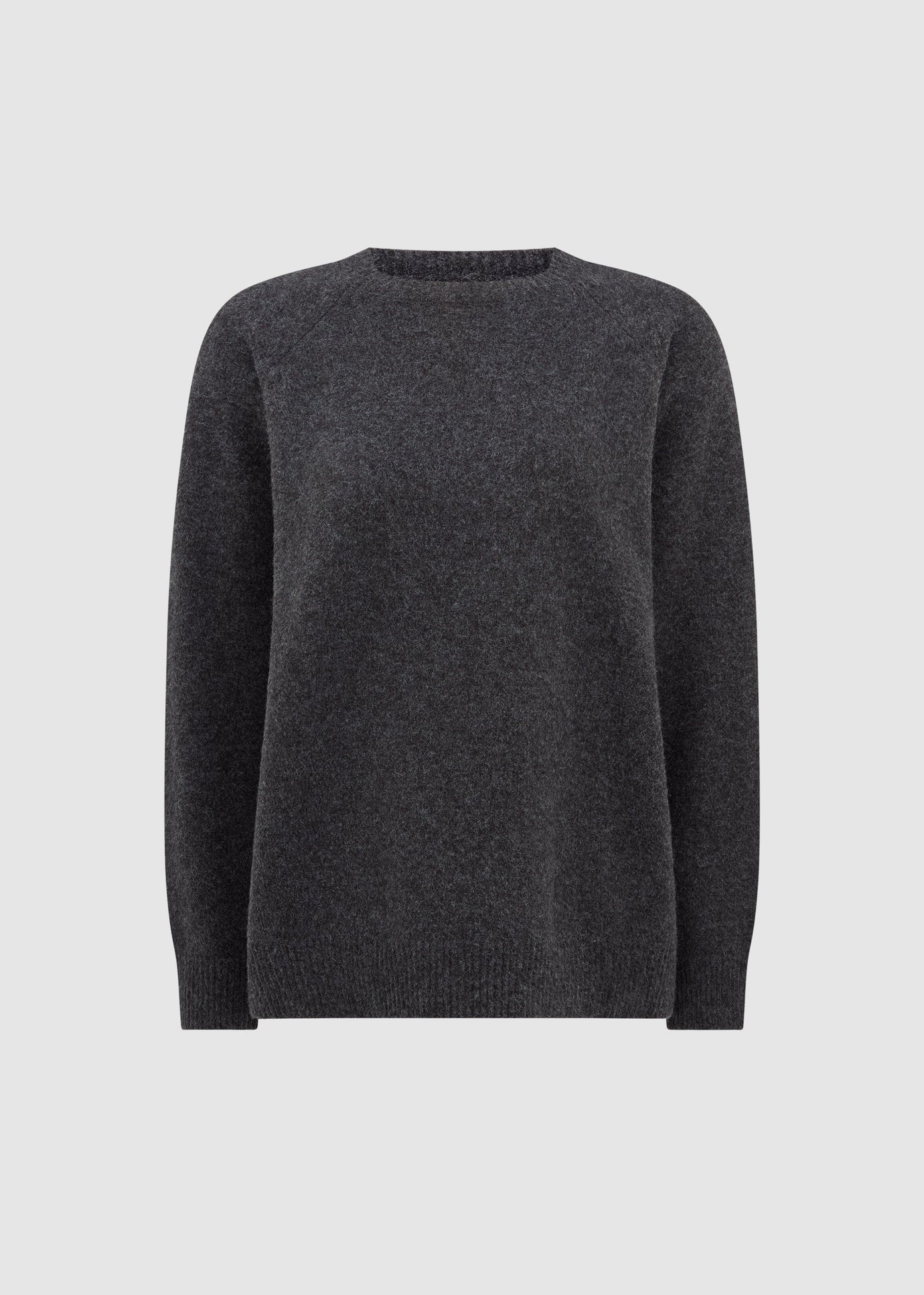 KNIT CREWNECK JUMPER - GREY | WAT The Brand