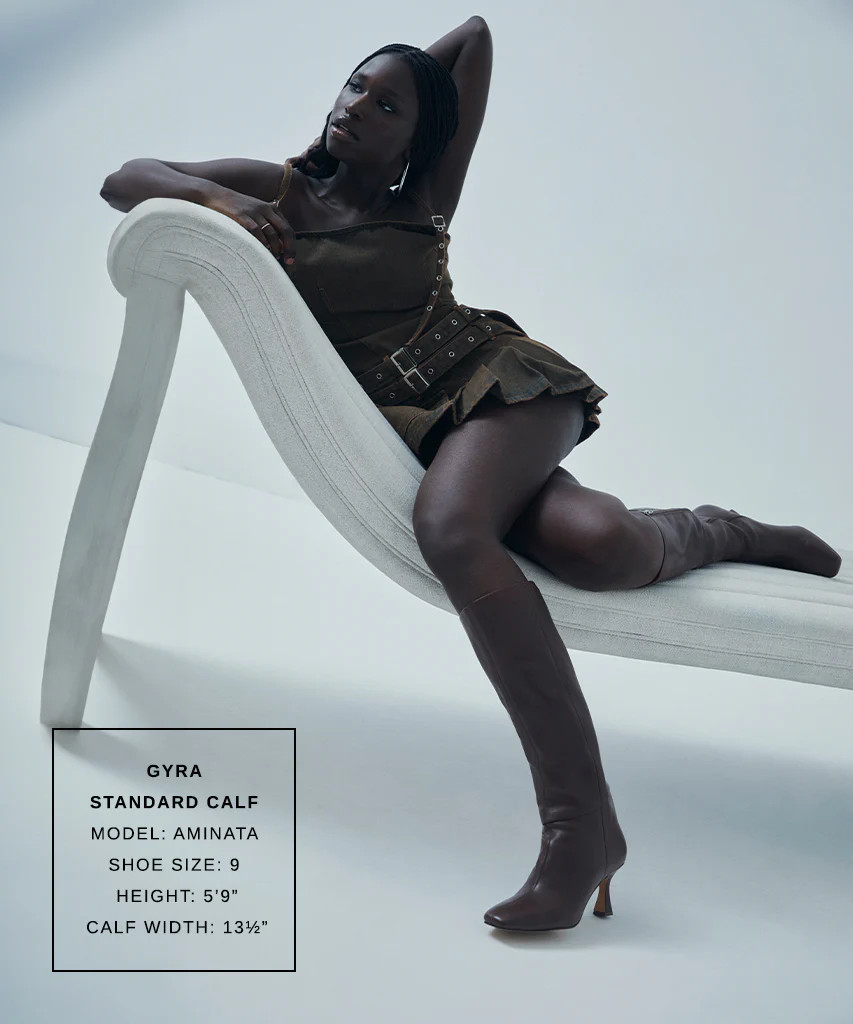 Gyra Boots Chocolate Leather | DolceVita.com