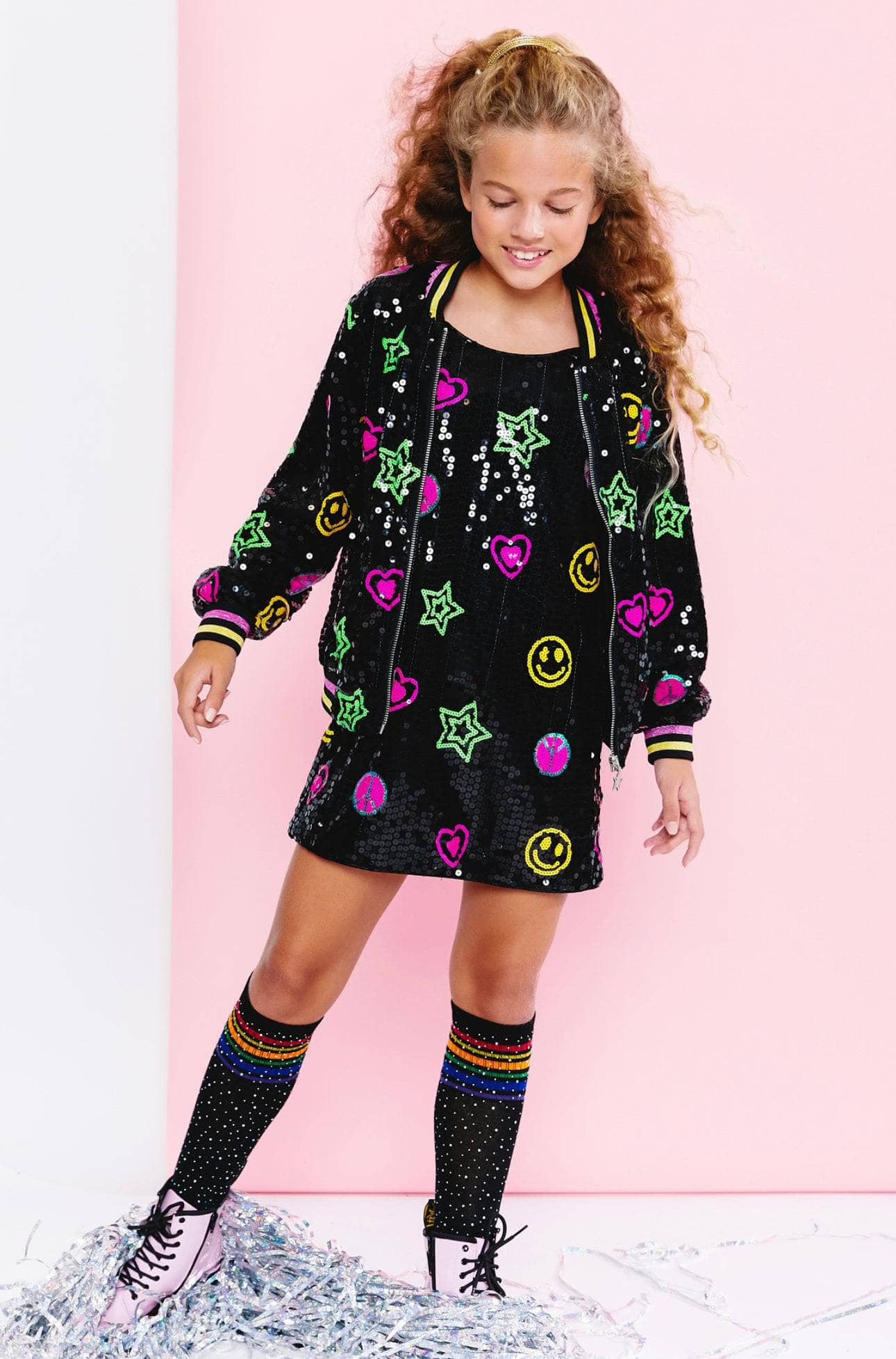 Peace and Love Sequin Tank Dress | Lola + The Boys