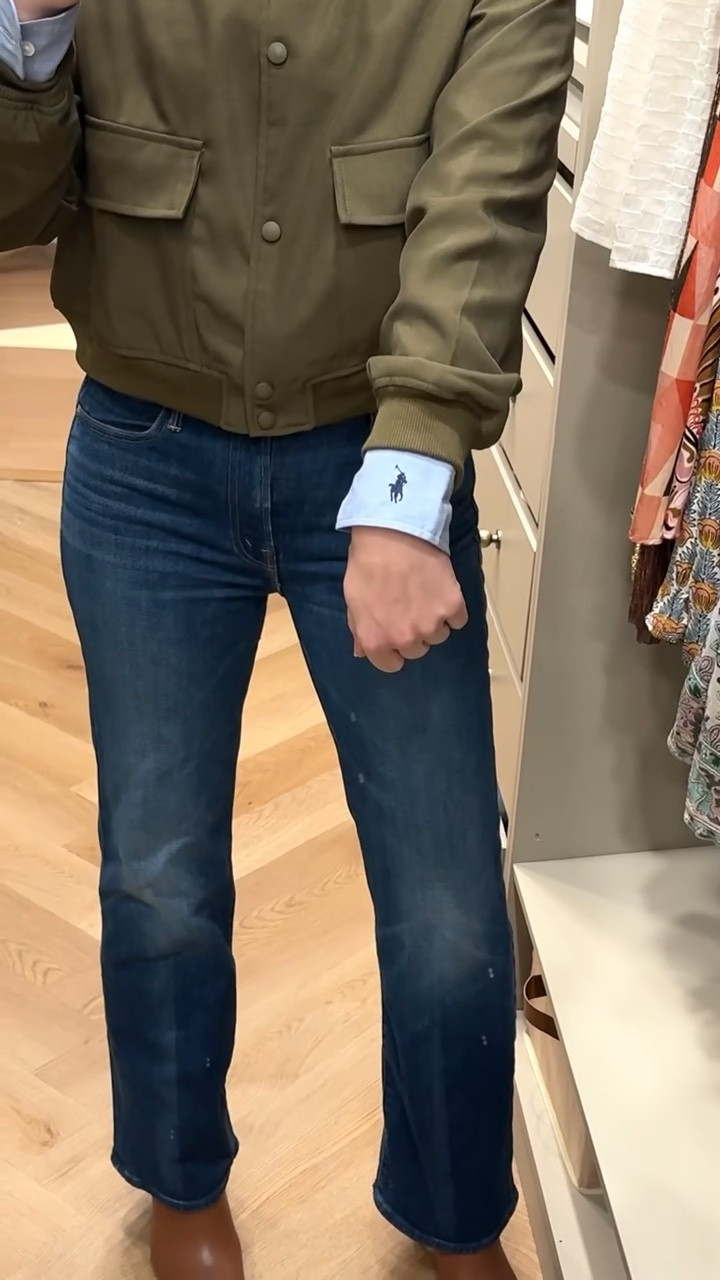 Polo button down top
Mother jeans (fit TTS)


#LTKootd #LTKstorytime #LTKgrwm